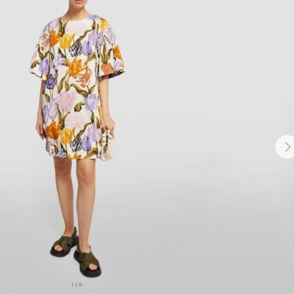 WEEKEND MAX MARA  Cotton Floral Shift Dress